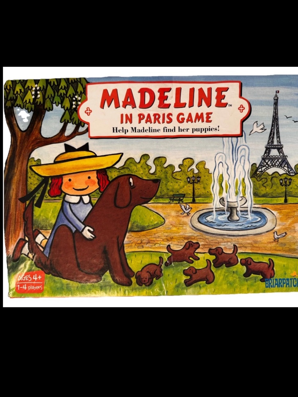 Vtg Madeline in Paris Board Game by Bristpatch Ages 4+ Find Her Puppies 2010